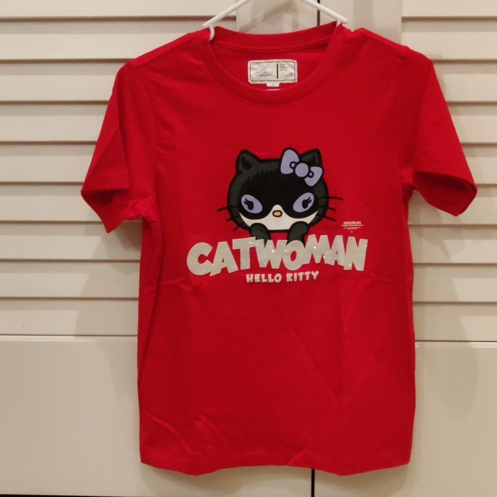 Hello Kitty x CHOCOOLATE Red Tshirt Top Small